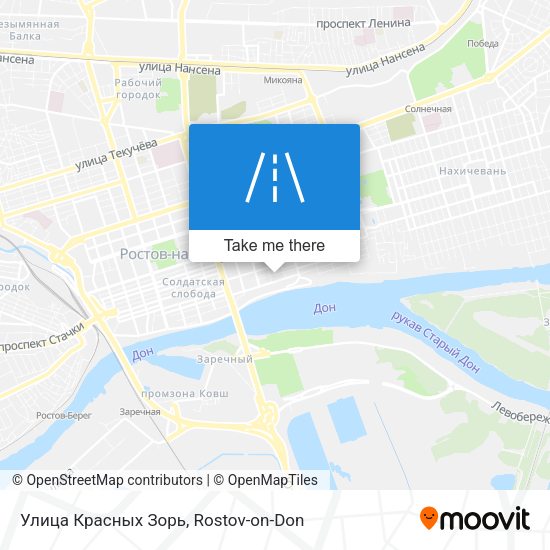 Улица Красных Зорь map