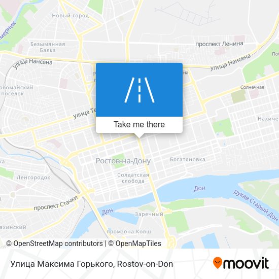 Улица Максима Горького map