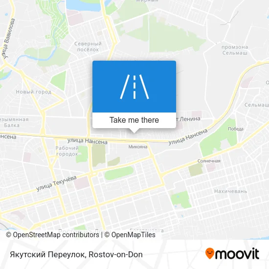 Якутский Переулок map