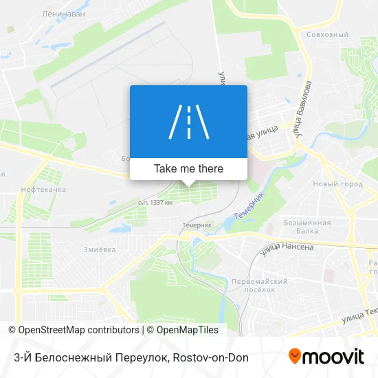 3-Й Белоснежный Переулок map