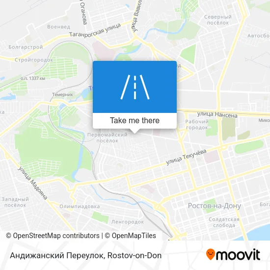 Андижанский Переулок map