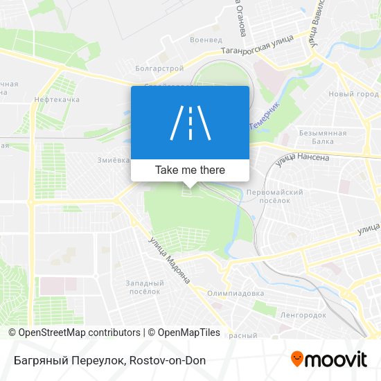 Багряный Переулок map