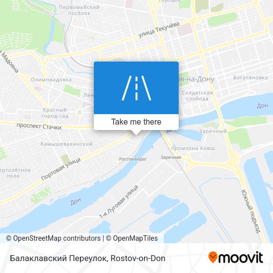 Балаклавский Переулок map