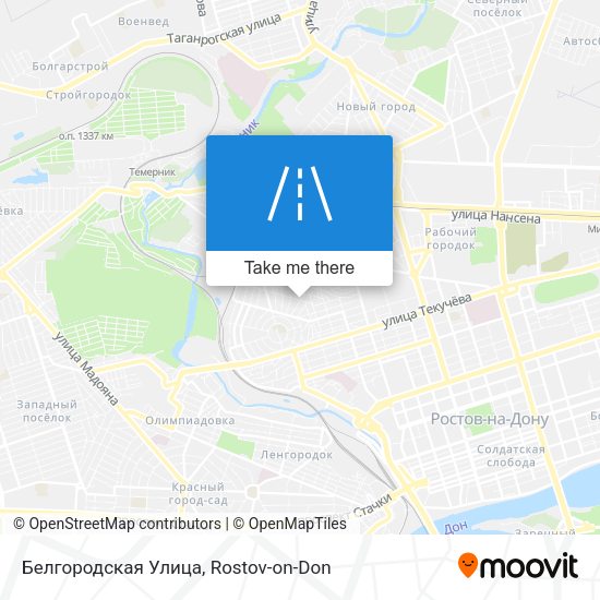 Белгородская Улица map