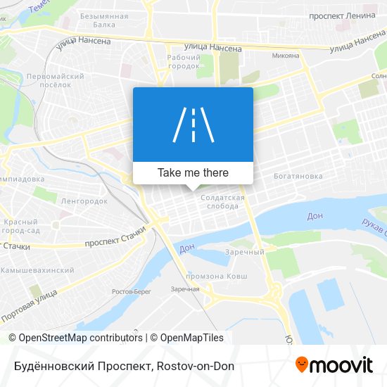 Будённовский Проспект map