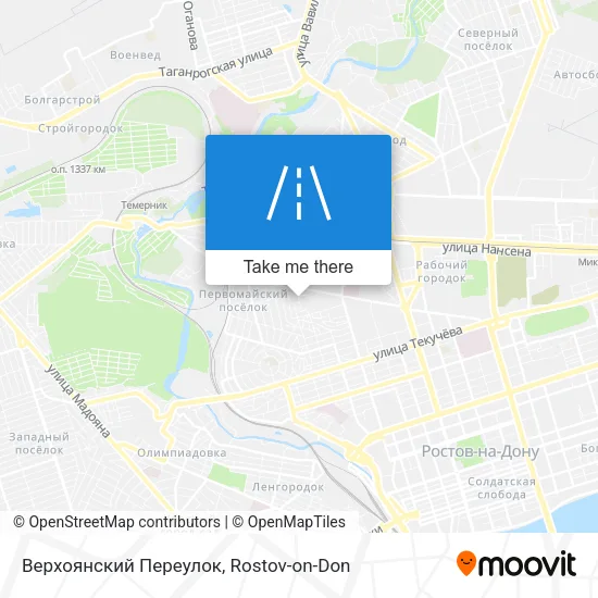 Верхоянский Переулок map