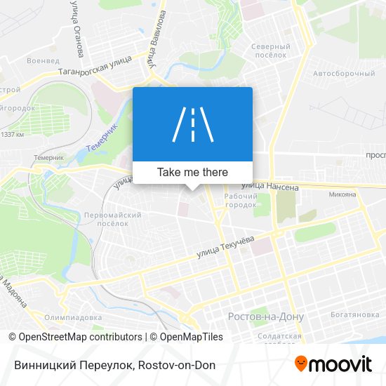 Винницкий Переулок map