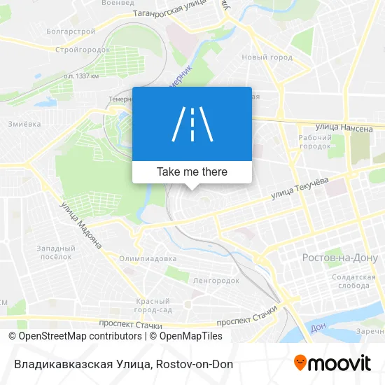 Владикавказская Улица map