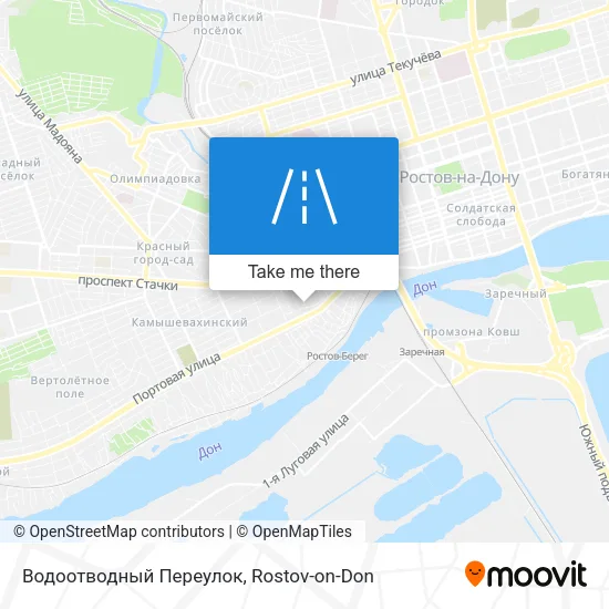 Водоотводный Переулок map