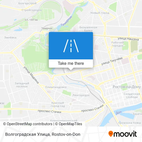Волгоградская Улица map