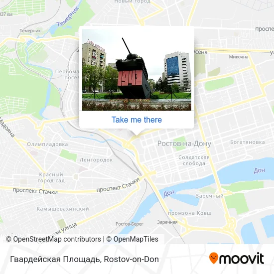 Гвардейская Площадь map