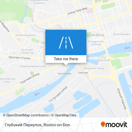 Глубокий Переулок map