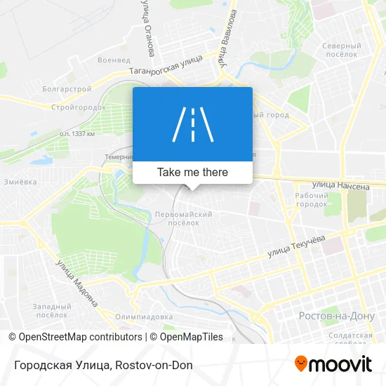 Городская Улица map