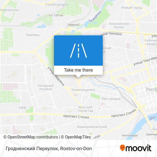 Гродненский Переулок map