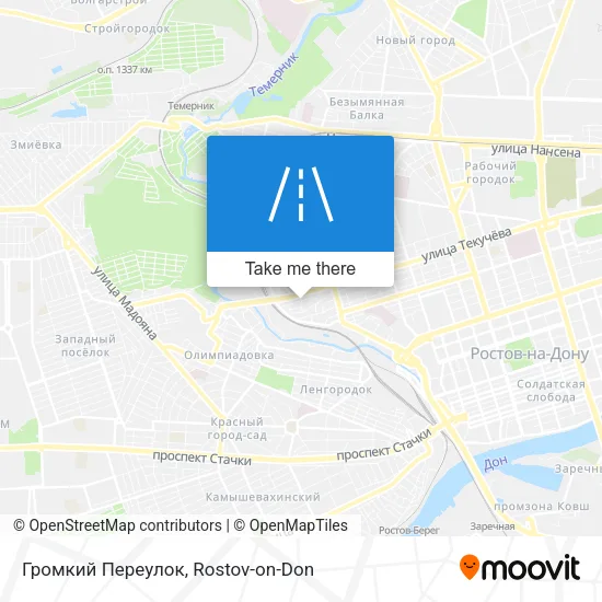 Громкий Переулок map