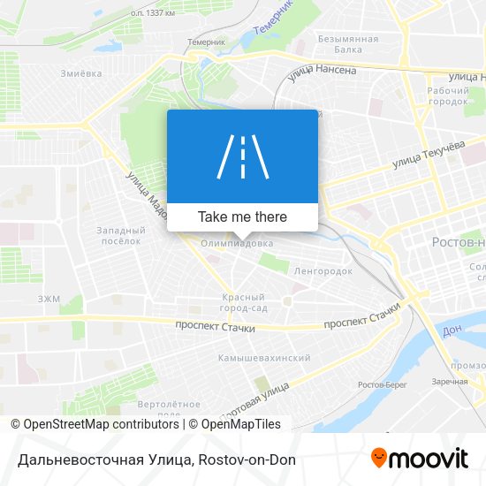 Дальневосточная Улица map
