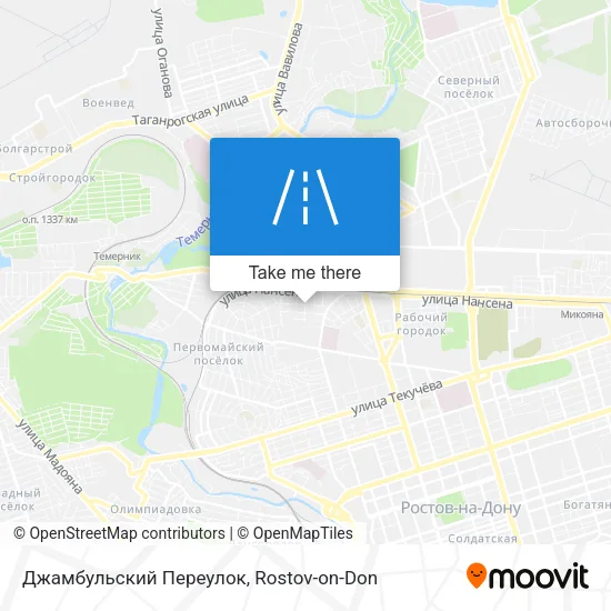 Джамбульский Переулок map