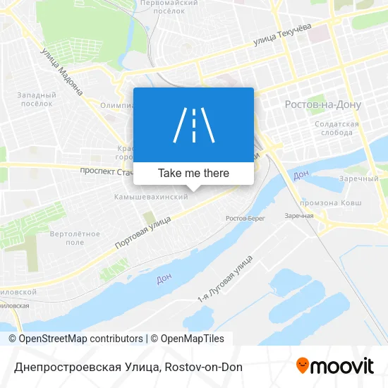 Днепростроевская Улица map