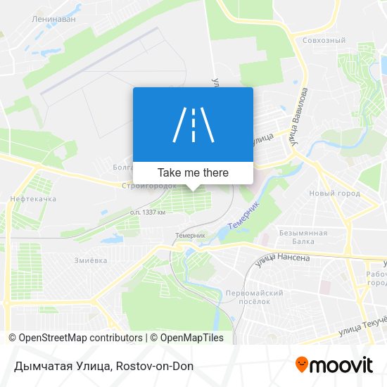 Дымчатая Улица map