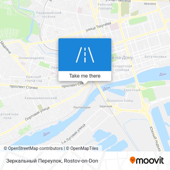 Зеркальный Переулок map