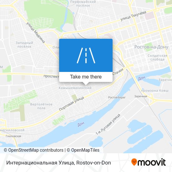 Интернациональная Улица map