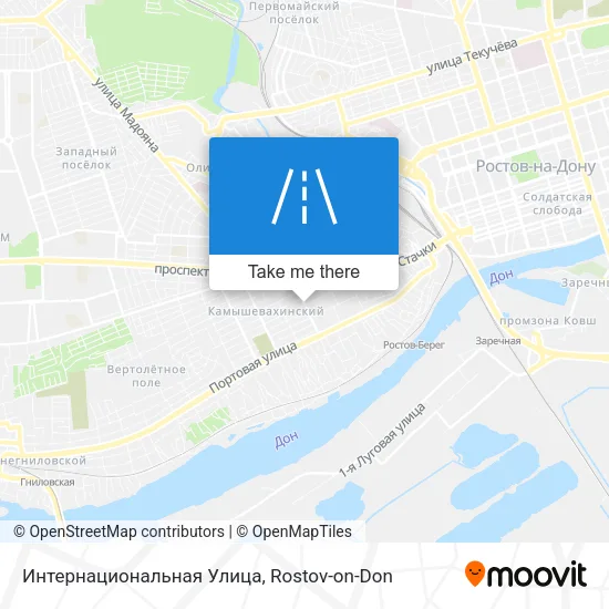 Интернациональная Улица map
