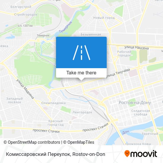 Комиссаровский Переулок map