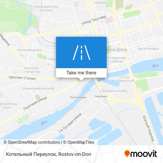 Котельный Переулок map