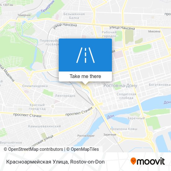 Красноармейская Улица map