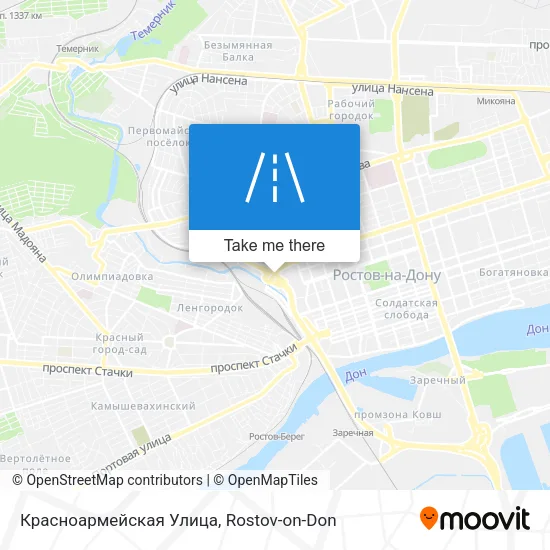 Красноармейская Улица map
