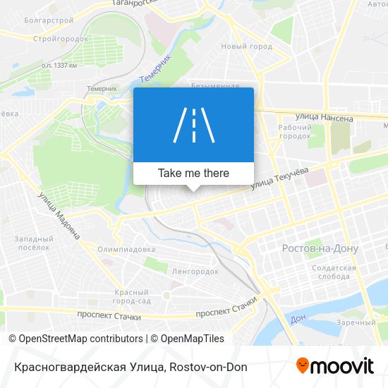 Красногвардейская Улица map