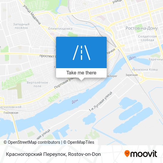 Красногорский Переулок map