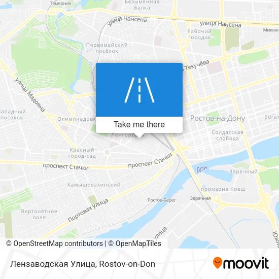 Лензаводская Улица map