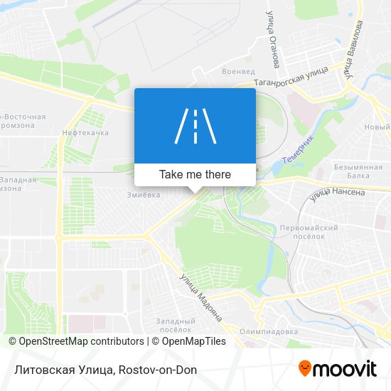 Литовская Улица map