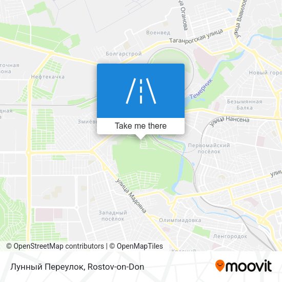 Лунный Переулок map