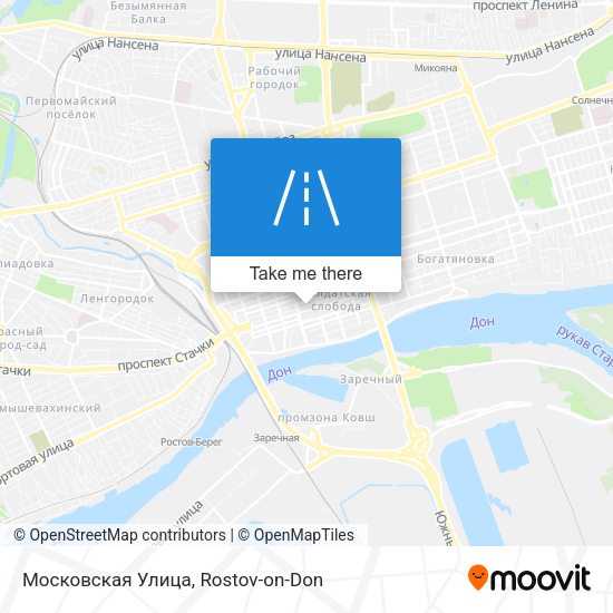 Московская Улица map