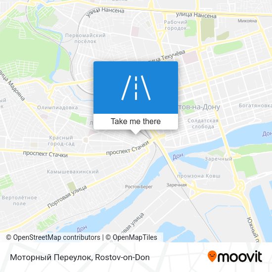 Моторный Переулок map