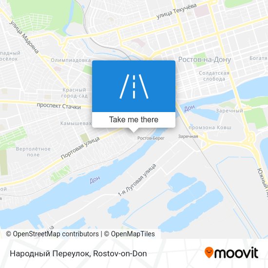 Народный Переулок map