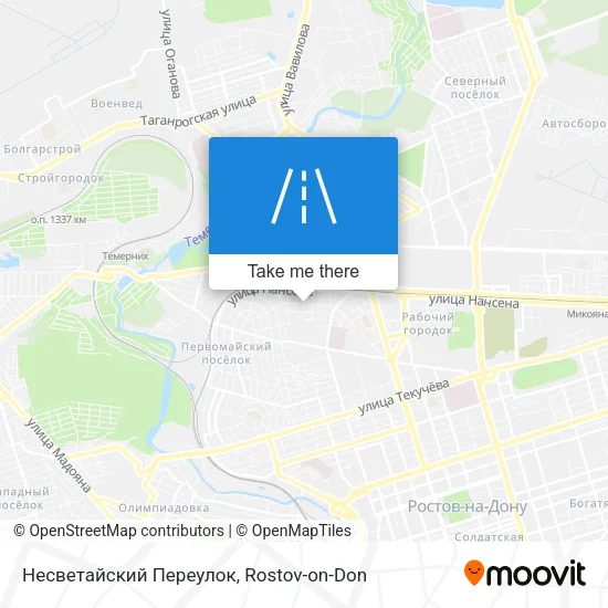 Несветайский Переулок map