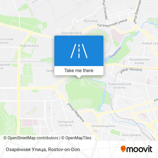 Озарённая Улица map