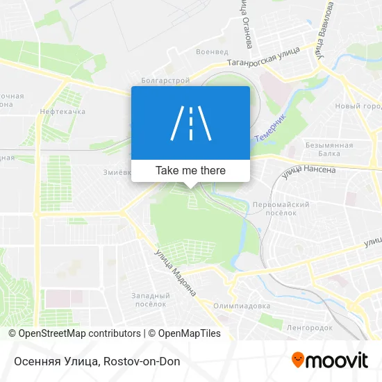 Осенняя Улица map