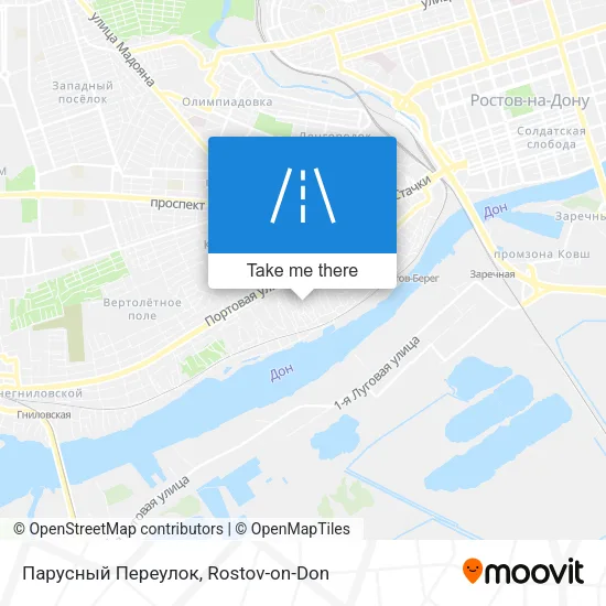 Парусный Переулок map