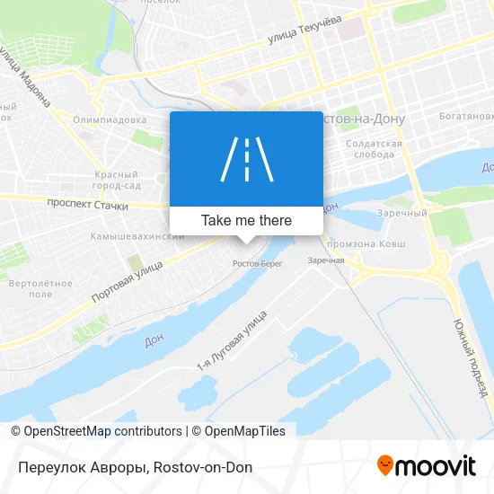 Переулок Авроры map