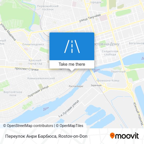 Переулок Анри Барбюса map