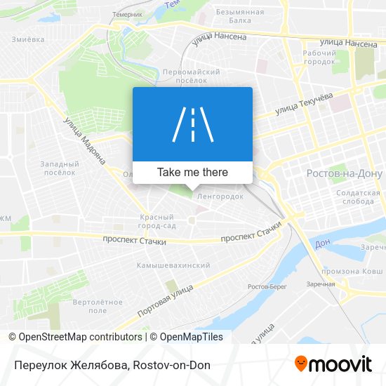 Переулок Желябова map