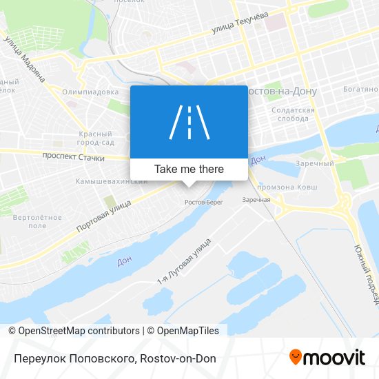 Переулок Поповского map