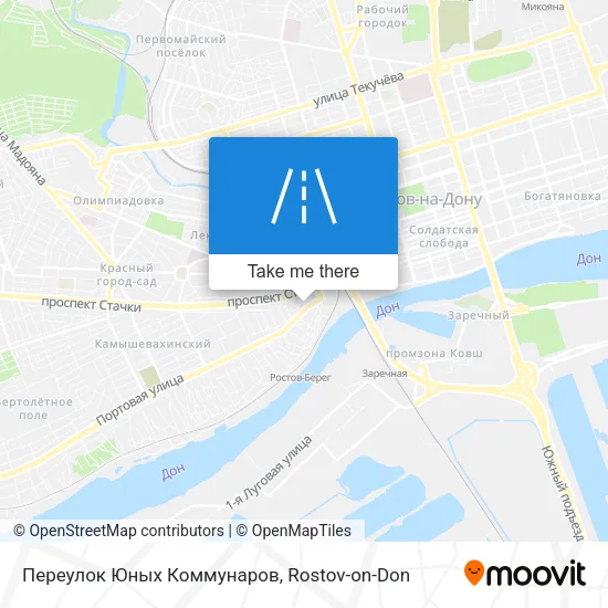 Переулок Юных Коммунаров map
