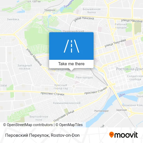 Перовский Переулок map