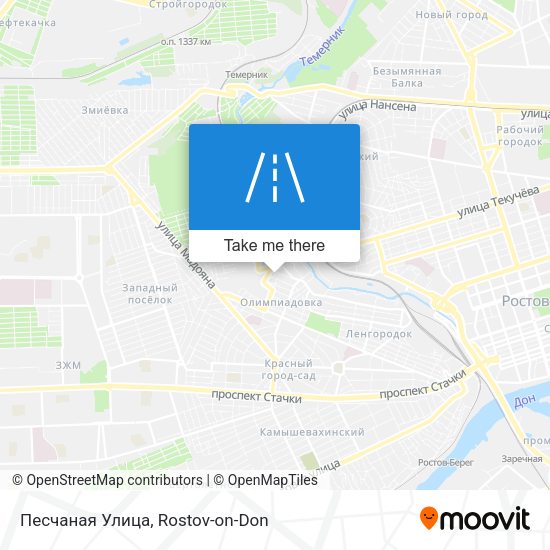 Песчаная Улица map