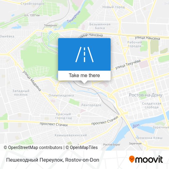 Пешеходный Переулок map